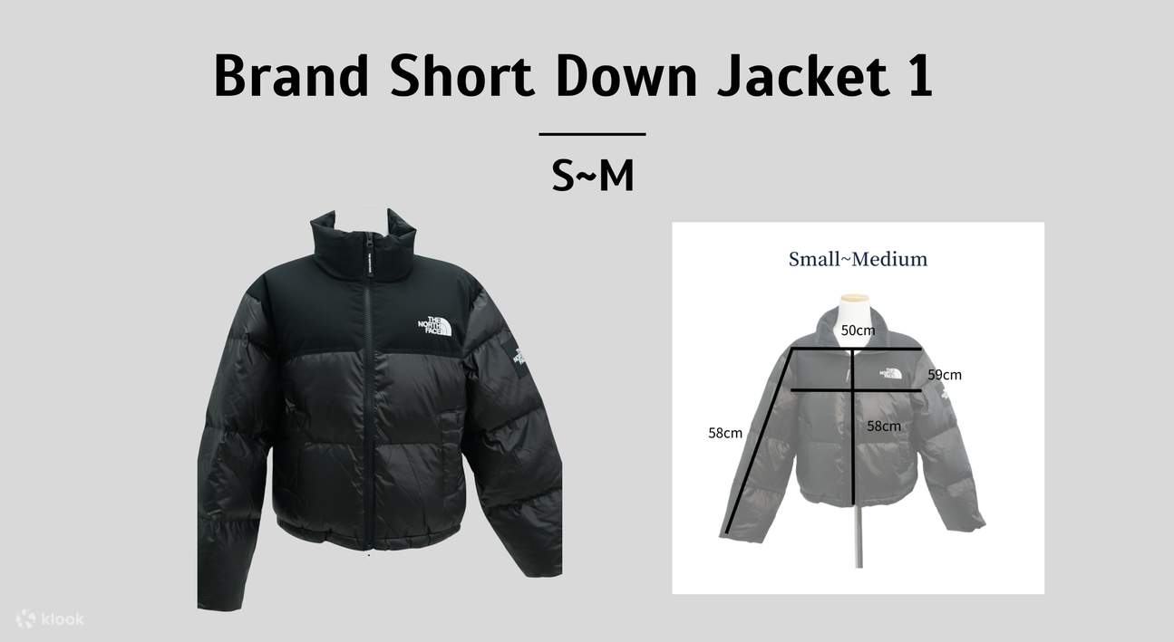 ブランドダウンジャケット（ショート）1（S〜M）